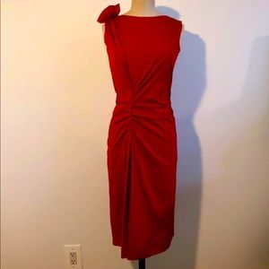 Prada Red Sleeveless Dress